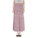 Terracotta Linen Full Length Maxi Skirt View1