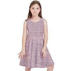 Terracotta Linen Kids  Skater Dress by ConteMonfrey