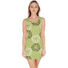 Pattern Green Bodycon Dress by designsbymallika