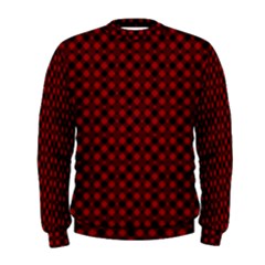 Diagonal Red Plaids Men s Sweatshirt by ConteMonfrey