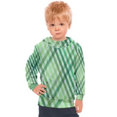 Menta Plaids Kids  Hooded Pullover by ConteMonfrey