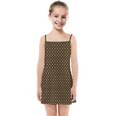 Small Golden Plaids Kids  Summer Sun Dress