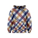 Hot Colors Plaid  Kids  Pullover Hoodie View1