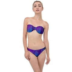 Realistic Night Sky With Constellation Classic Bandeau Bikini Set by Wegoenart