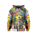 Psychedelic Rock Jimi Hendrix Kids  Zipper Hoodie View1