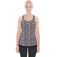 Paisley Pattern Piece Up Tank Top by designsbymallika