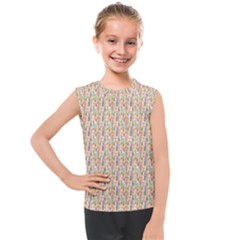 Water Color Pattern Kids  Mesh Tank Top by designsbymallika