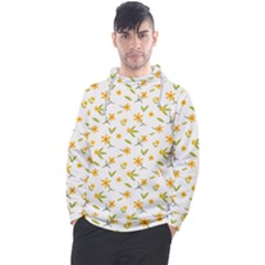 Cute Flower Design Men s Pullover Hoodie by designsbymallika