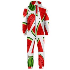 Watermelon Cuties White Hooded Jumpsuit (men) by ConteMonfrey