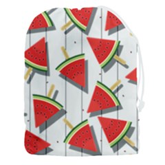 Watermelon Popsicle   Drawstring Pouch (3xl) by ConteMonfrey