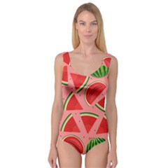 Red Watermelon  Princess Tank Leotard  by ConteMonfrey