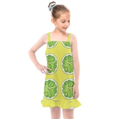 Yellow Lemonade  Kids  Overall Dress by ConteMonfrey