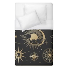 Asian-set-with-clouds-moon-sun-stars-vector-collection-oriental-chinese-japanese-korean-style Duvet Cover (single Size) by Wegoenart