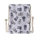 Cute Seamless Pattern With Koala Panda Bear Drawstring Bag (Small) View1