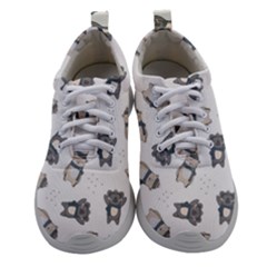 Cute Seamless Pattern With Koala Panda Bear Women Athletic Shoes by Wegoenart