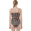 Tattoo Pattern Cut Out Top Tankini Set View2