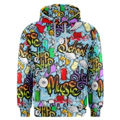 Graffiti Characters Seamless Patterns Men s Overhead Hoodie by Wegoenart