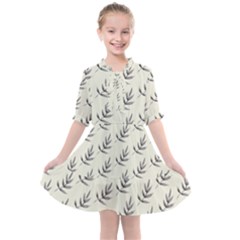 Minimalist Branch Kids  All Frills Chiffon Dress by ConteMonfrey