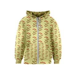 Yellow Fresh Spring Hope Kids  Zipper Hoodie by ConteMonfrey