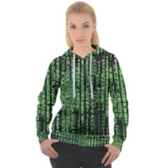 Matrix Technology Tech Data Digital Network Women s Overhead Hoodie by Wegoenart