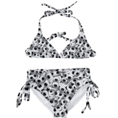 Eyes Drawing Motif Random Pattern Kids  Classic Bikini Set by dflcprintsclothing