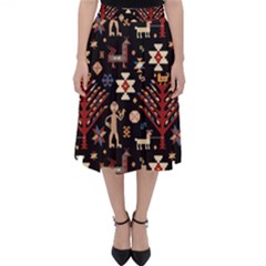 Carpet-symbols Classic Midi Skirt by Gohar