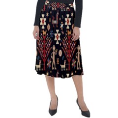 Carpet-symbols Classic Velour Midi Skirt 