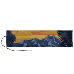 Illustration Landscape Nature Roll Up Canvas Pencil Holder (l) by Wegoenart