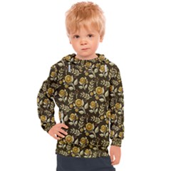 Background Flower Ornamental Art Kids  Hooded Pullover