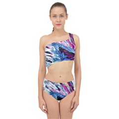 Feathers Spliced Up Two Piece Swimsuit