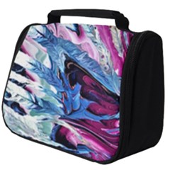 Feathers Full Print Travel Pouch (big) by kaleidomarblingart