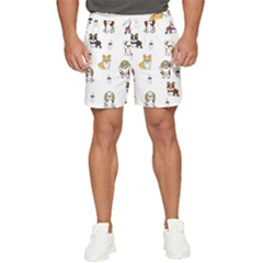 Hot Chocolate Puppies Hot Cocoa Men s Runner Shorts by Wegoenart