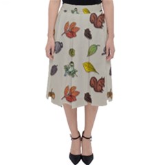 Autumn Fall Animals Nature Season Classic Midi Skirt by Wegoenart