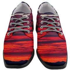 Morning Glow Dawn Sky Clouds Women Heeled Oxford Shoes by Wegoenart