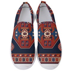 Armenian Carpet Men s Slip On Sneakers by Gohar