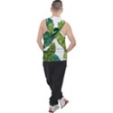 Banana Leaves Tropical Men s Sleeveless Hoodie View2