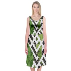 Modern Garden Midi Sleeveless Dress by ConteMonfrey