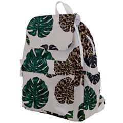 Colorful Monstera  Top Flap Backpack by ConteMonfrey