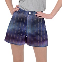 Trident On Blue Ocean  Ripstop Shorts by ConteMonfrey