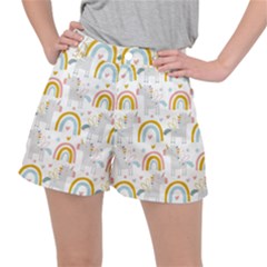 Unicorns, Hearts And Rainbows Ripstop Shorts by ConteMonfrey