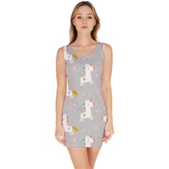 Cute Unicorns Bodycon Dress by ConteMonfrey