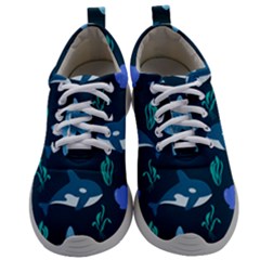 Whale And Starfish  Mens Athletic Shoes by ConteMonfrey