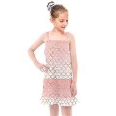 Mermaid Ombre Scales  Kids  Overall Dress