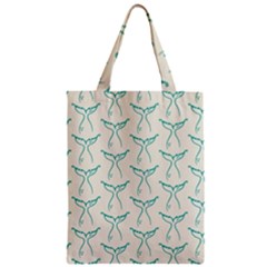 Blue Mermaid Tail Clean Zipper Classic Tote Bag by ConteMonfrey