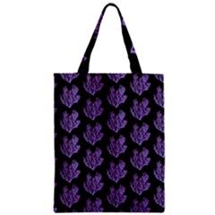 Black Seaweed Zipper Classic Tote Bag by ConteMonfrey