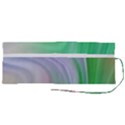 Gradient green blue Roll Up Canvas Pencil Holder (M) View2