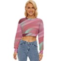 Gradient pink green Lightweight Long Sleeve Sweatshirt View1