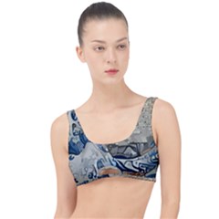 Wave Sea Ocean Splash Water Surf Foam Movement The Little Details Bikini Top by Wegoenart