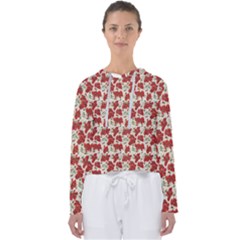 Flowers Poppies Red Women s Slouchy Sweat by Wegoenart