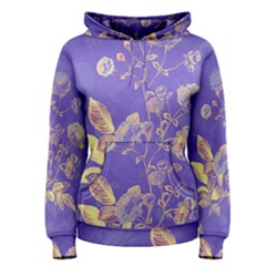 Flowers Petals Bouquet Stem Floral Pattern Women s Pullover Hoodie by Wegoenart